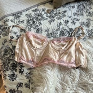 Victoria’s Secret pink & nude corset/bustiers